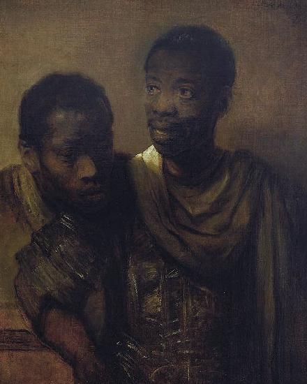 Rembrandt Peale Two young Africans.